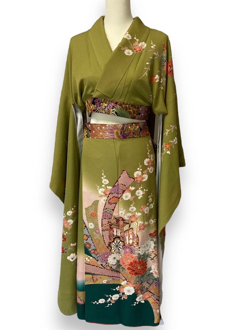 振袖　着物リメイクダンス衣装#11