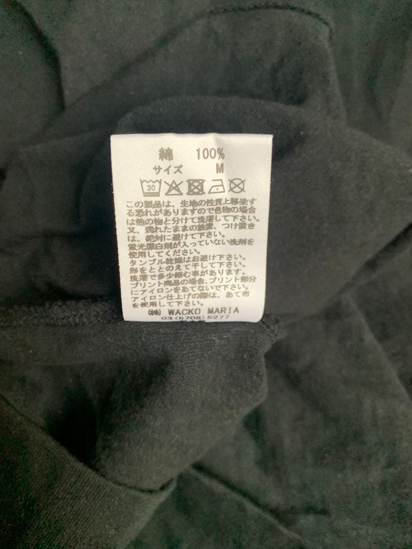 ワコマリア　DEATH ROW RECORDS Tシャツ ブラック　M