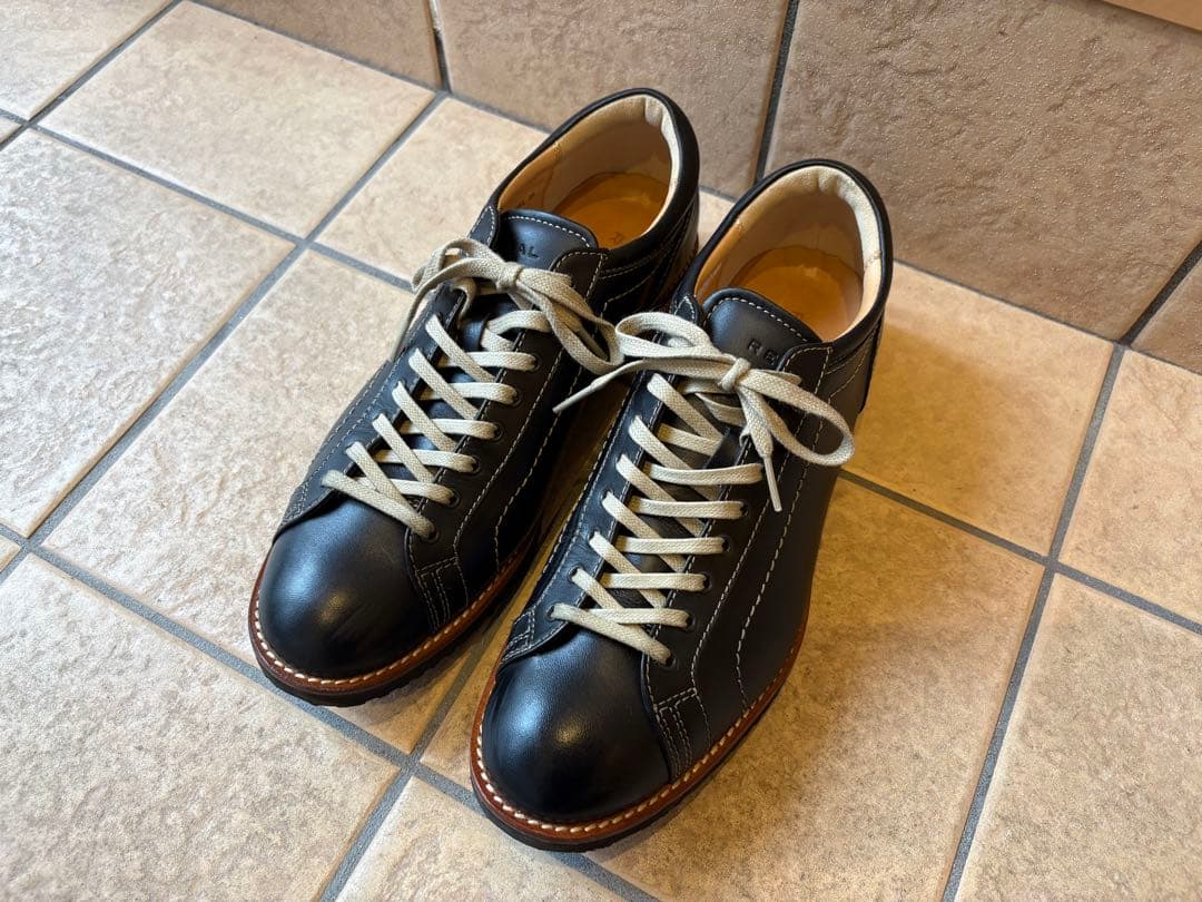 リーガル　レースアップレザー スニーカー　60EL 黒