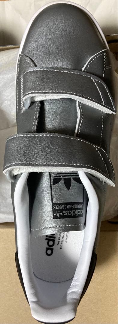 希少絶版未使用品アディダス FASTシルバーベルクロスニーカー