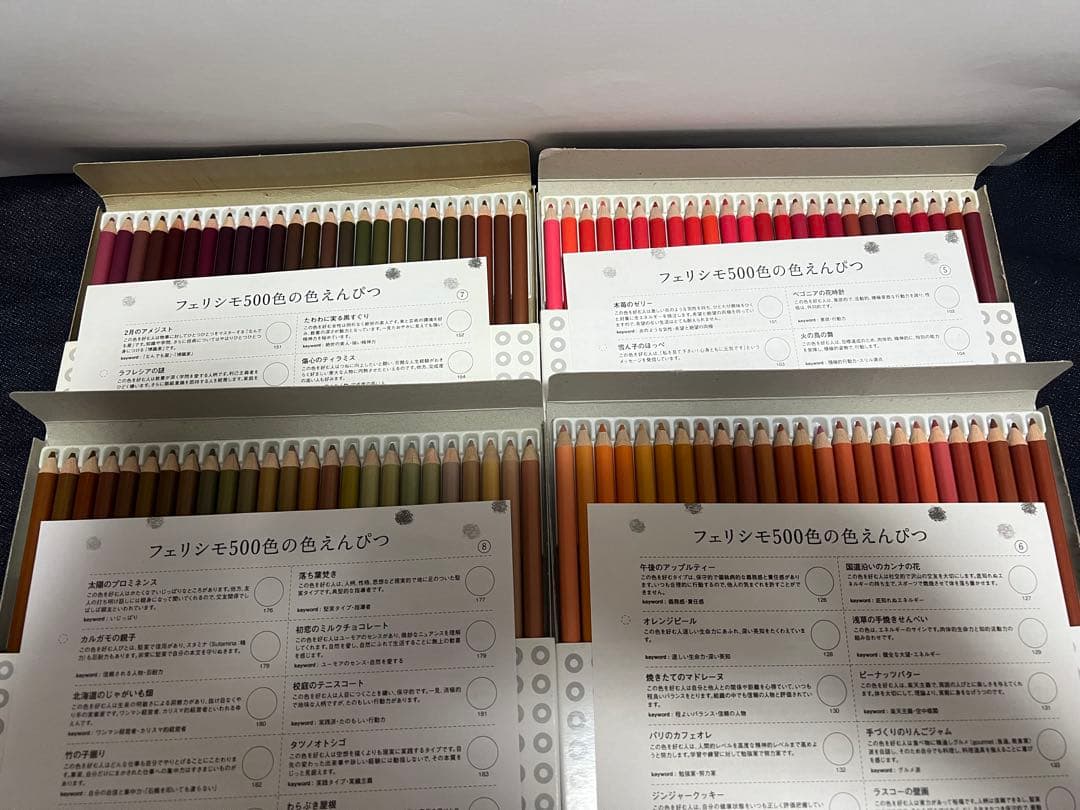 フェリシモ 500色の色鉛筆 セット