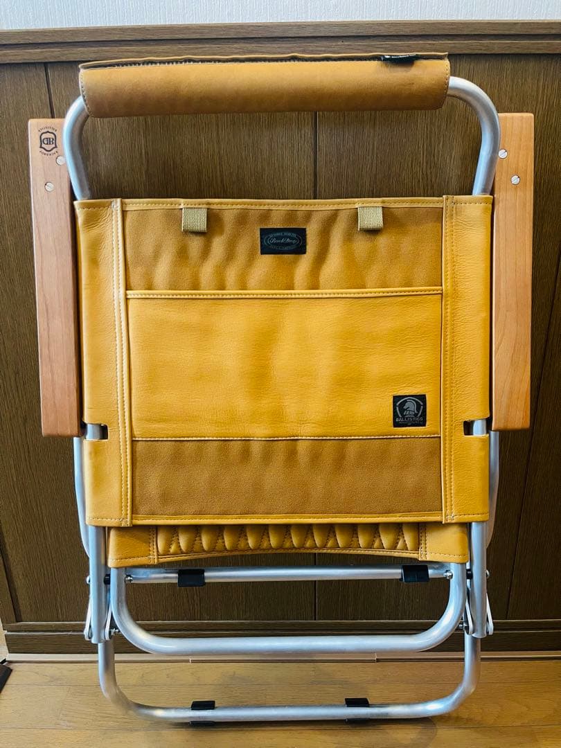 BALLISTICS BD LOWER CHAIR キャメル×シルバーフレーム