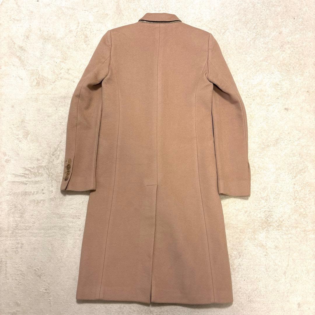 美品⭐️GUCCI ロングコート　ウール　ベージュ キュプラ 36 Sサイズ相当
