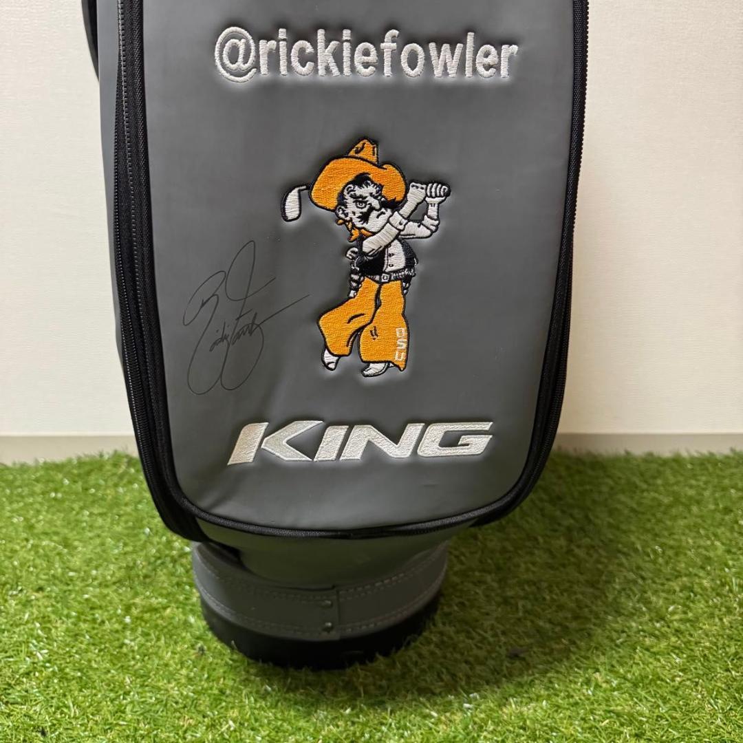 希少 COBRA コブラ キャディバッグ リッキーファウラー サイン