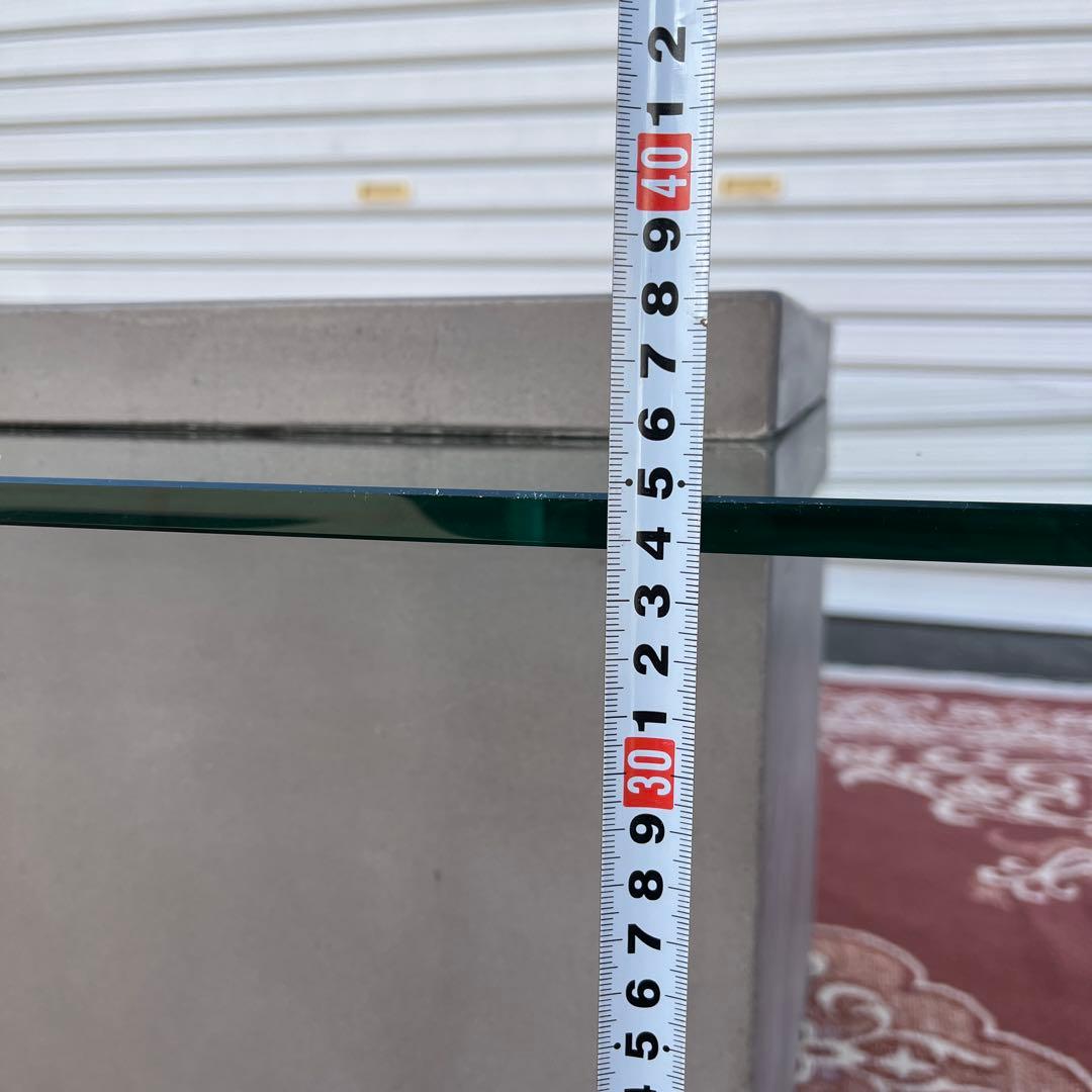 送料無料◾️moda en casa FLYING table ガラステーブル