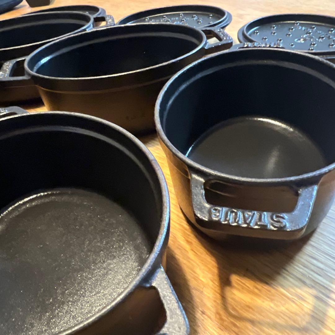 STAUB LA COCOTTE 5個セット　ラウンド　15センチ　バラ売りOK