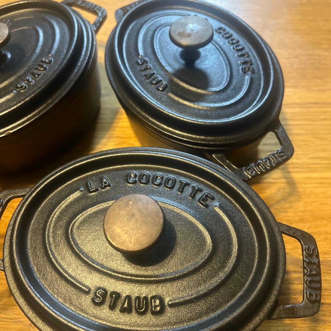 STAUB LA COCOTTE 5個セット　ラウンド　15センチ　バラ売りOK