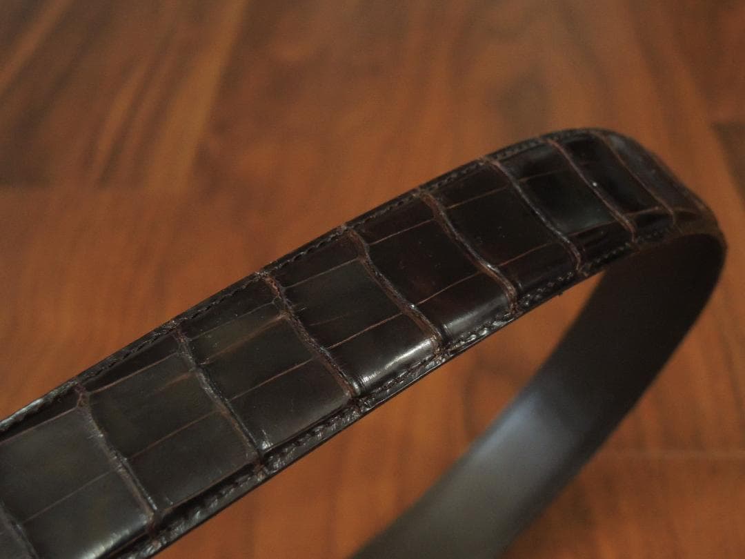 美品　4万円　CESARE PACIOTTI　最高位　リアルクロコレザー　90㎝