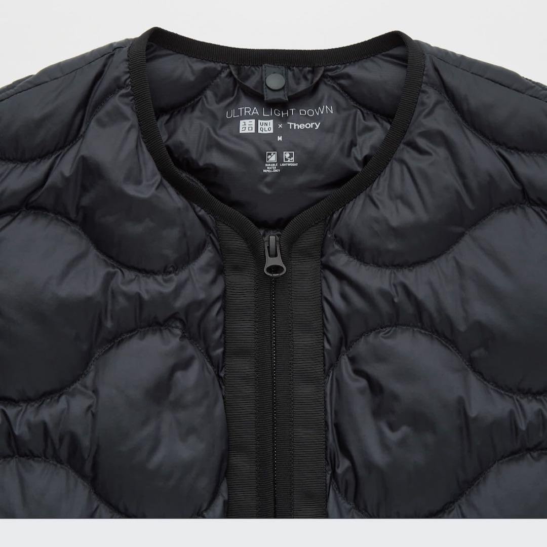 美品　完売品　ユニクロ×Theory ウルトラライトダウン　ロングベスト　XL