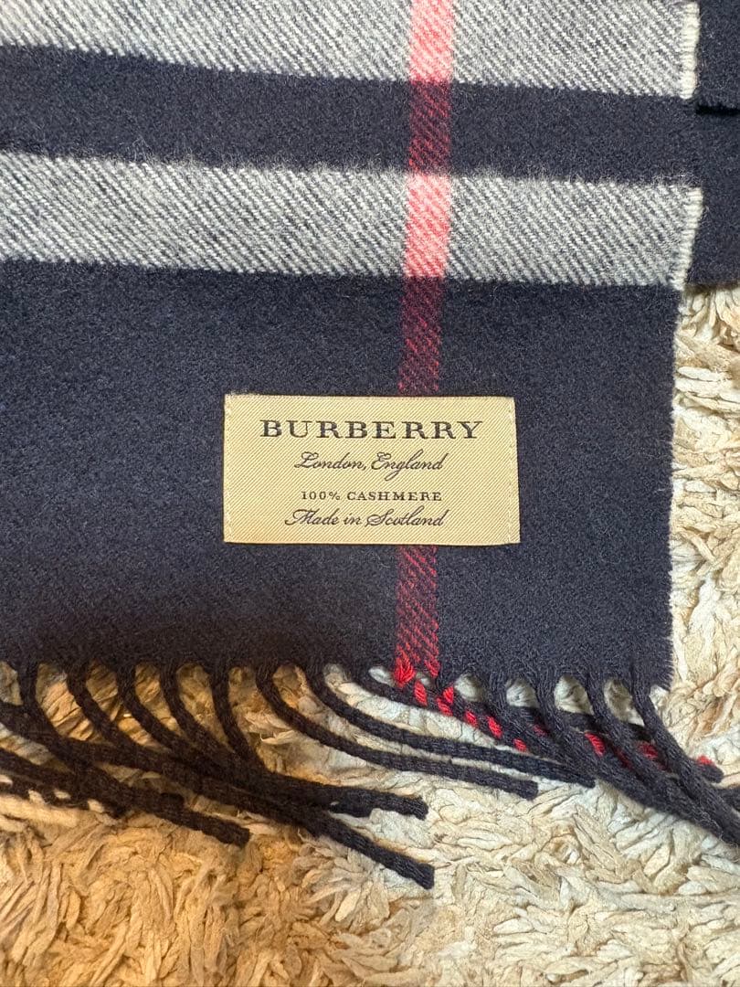 Burberrys バーバリー　カシミヤ100% ノバチェック