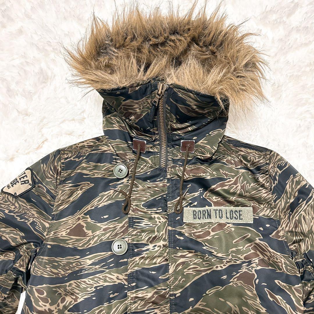 ✨極美品✨ ヒステリックグラマー カモフラ 迷彩 プリマロフト N-3B