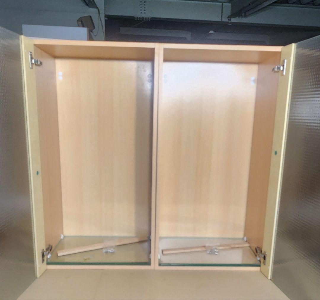 激安 高級ヨーロッパ製 ガラスフロント ウオールユニットw500用LR2箱