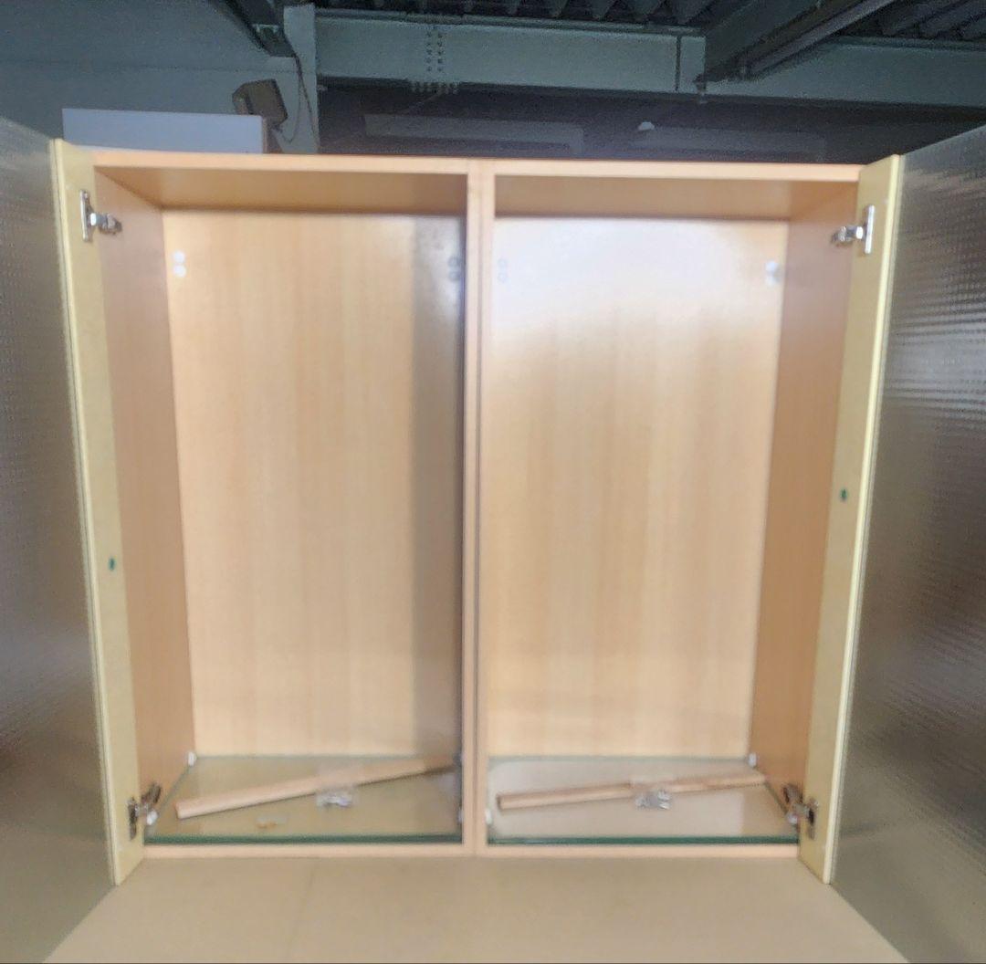 激安 高級ヨーロッパ製 ガラスフロント ウオールユニットw500用LR2箱