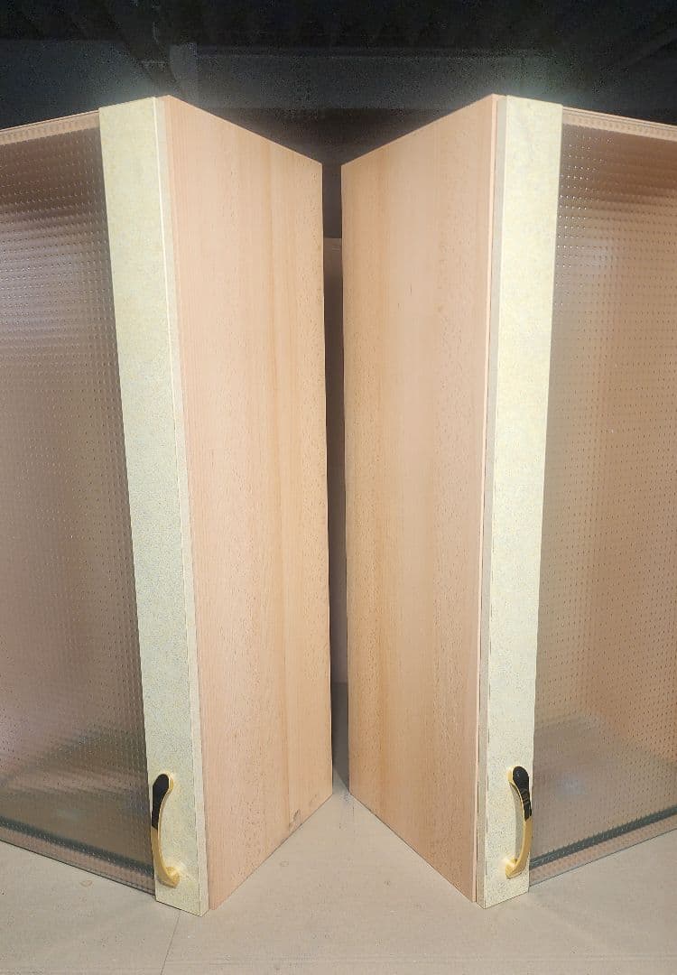 激安 高級ヨーロッパ製 ガラスフロント ウオールユニットw500用LR2箱