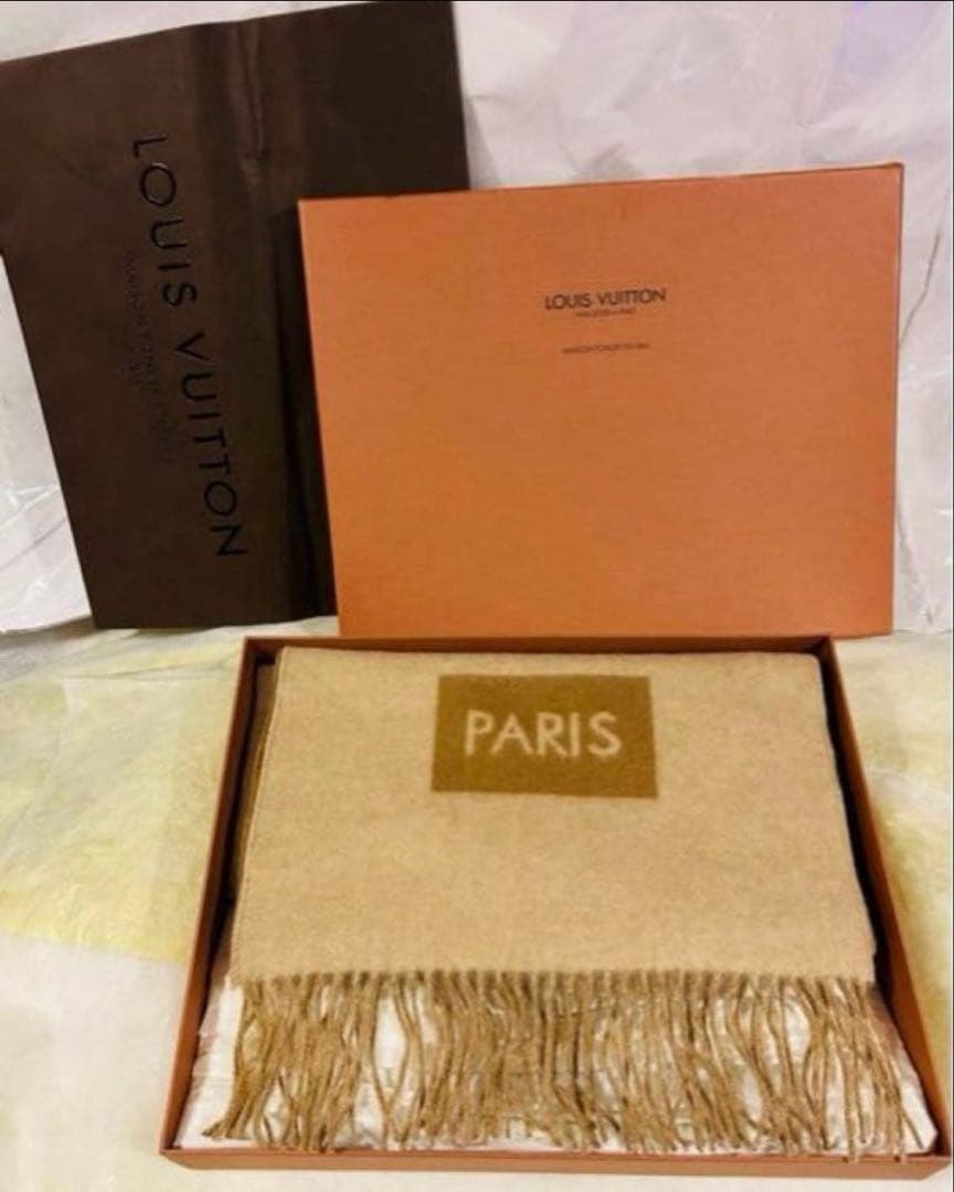 ルイヴィトン　マフラー カシミア100% バローダ　新品未使用