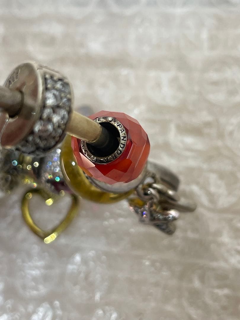 PANDORA ブレスレット　チャーム付き