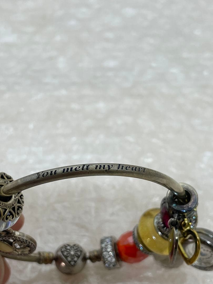 PANDORA ブレスレット　チャーム付き