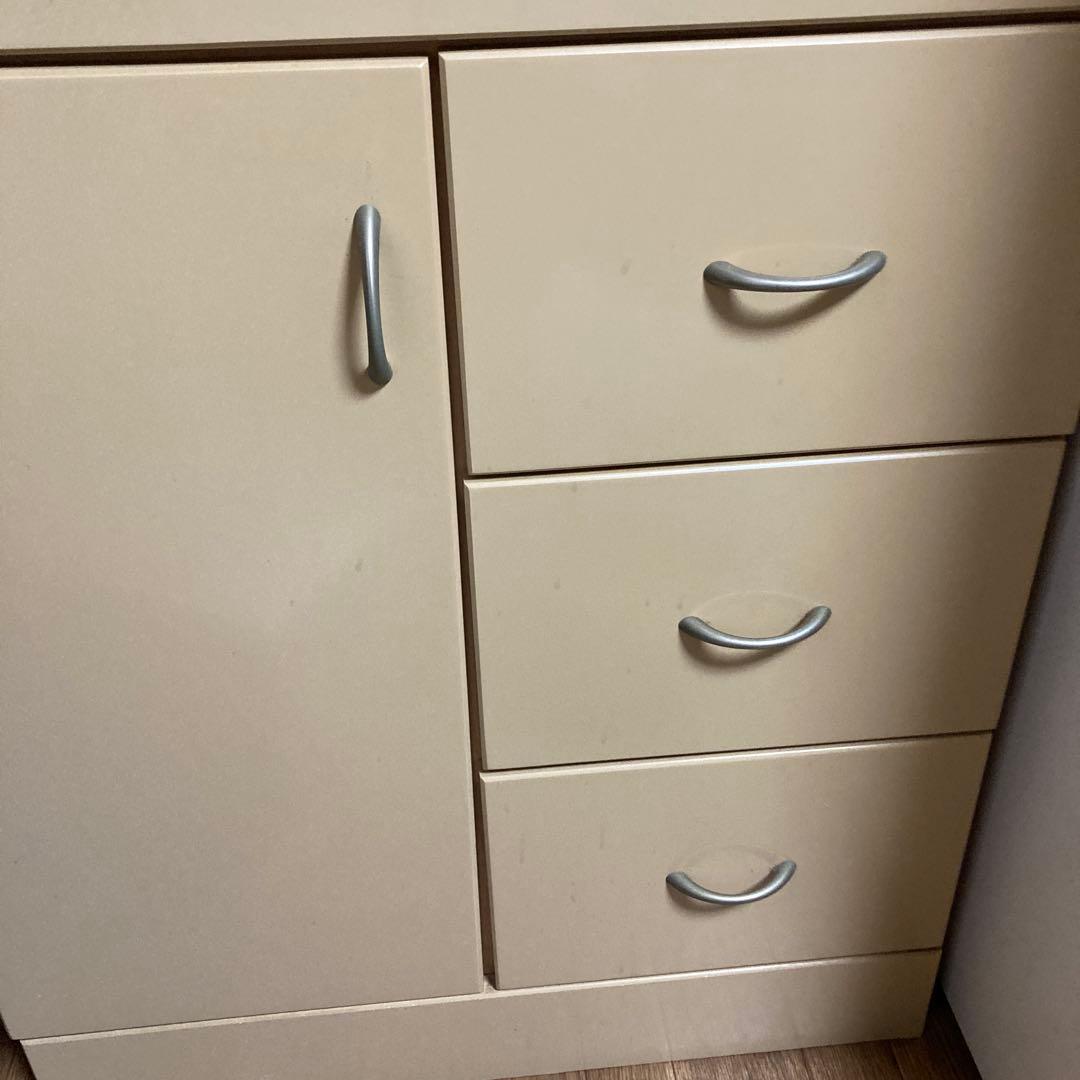 【送料込】レンジ台 レンジボード　キッチンボード　レトロ家具