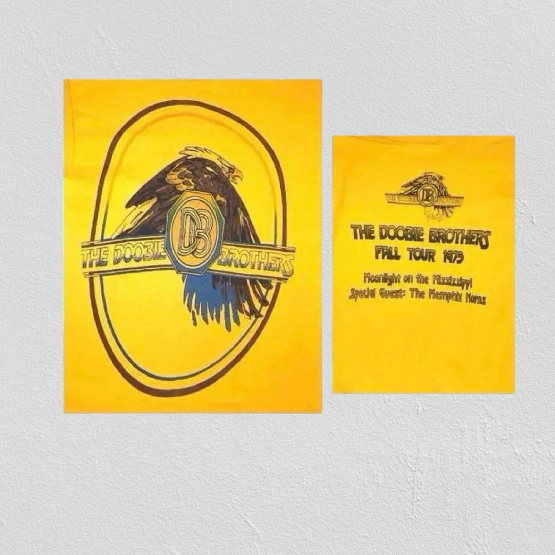 ▪️70s DOOBIE BROTHERS TEE ドゥービーブラザーズ 黄色