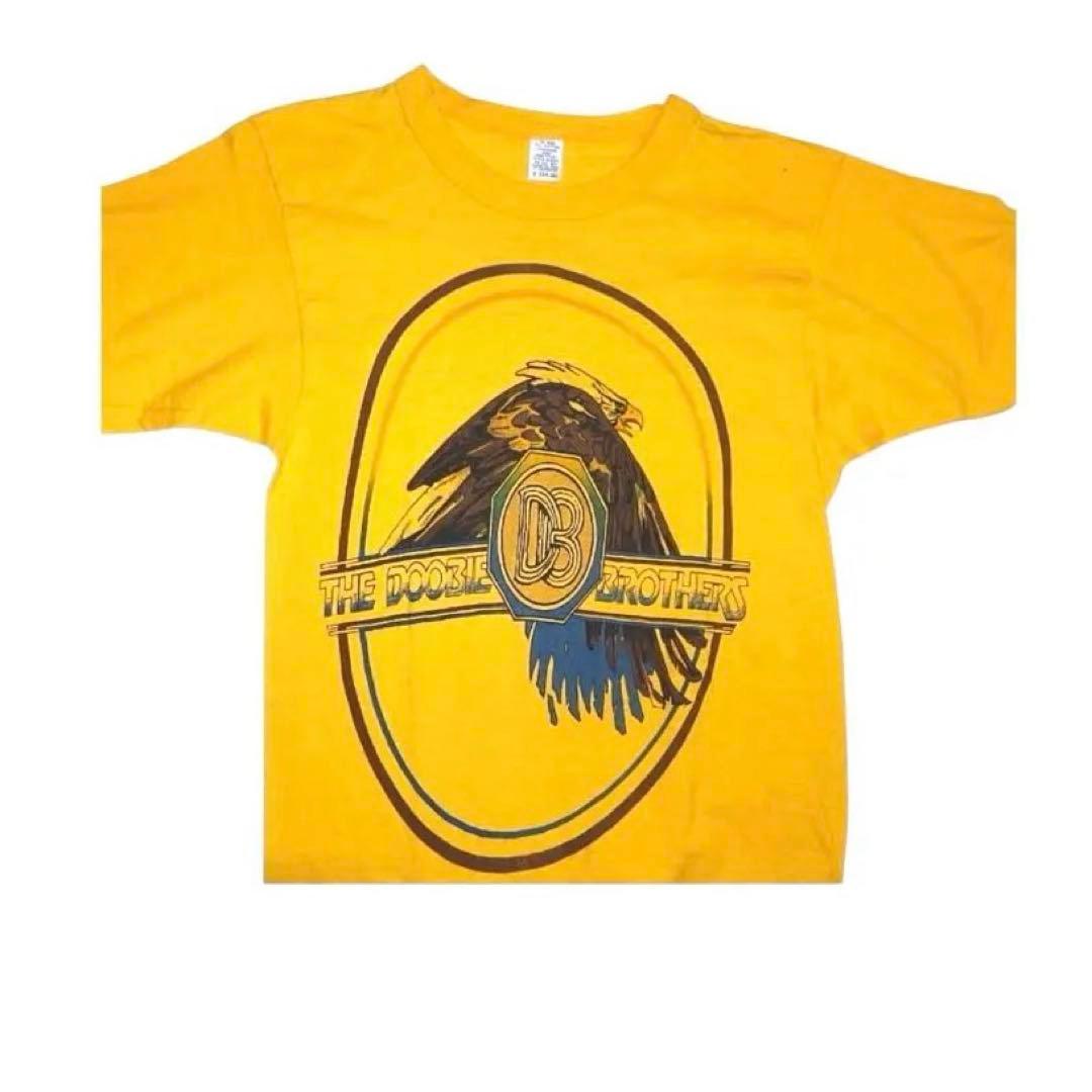 ▪️70s DOOBIE BROTHERS TEE ドゥービーブラザーズ 黄色