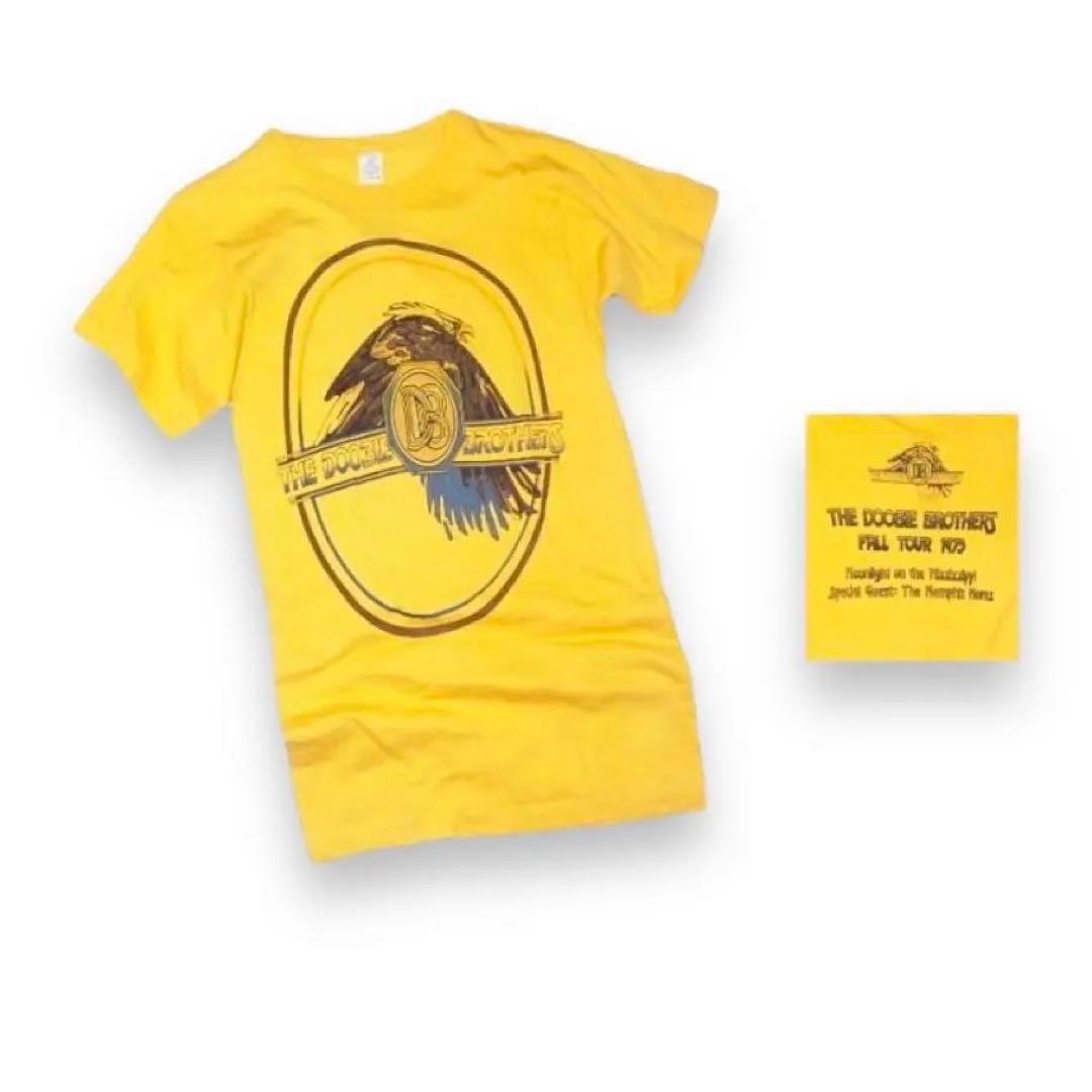 ▪️70s DOOBIE BROTHERS TEE ドゥービーブラザーズ 黄色