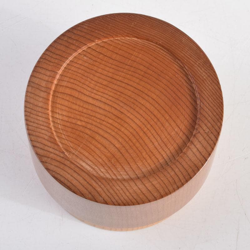 茶道具　飛騨一位細工　茶筒　時代箱　V　8860