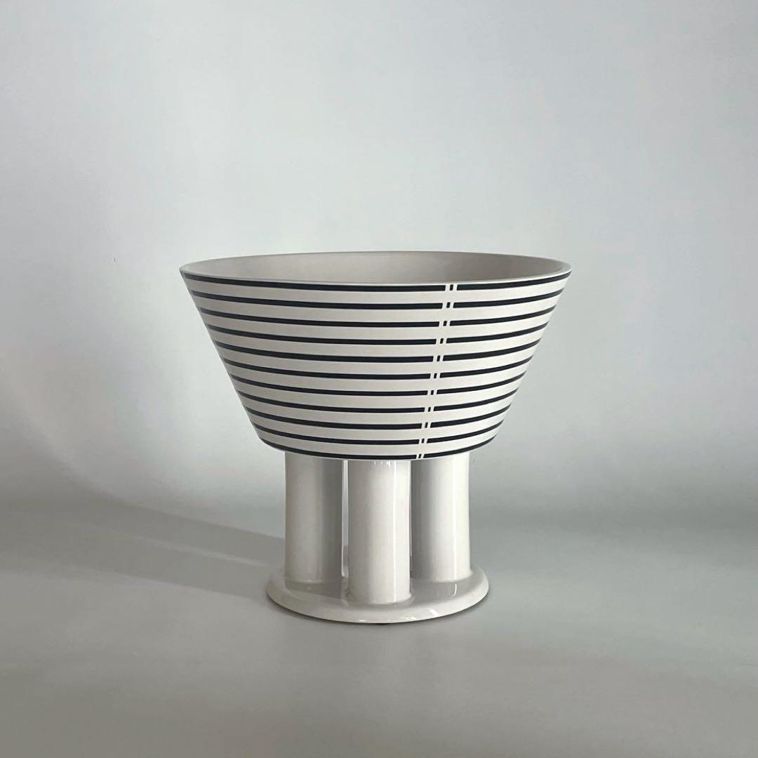 ポストモダン デザイン セラミック フルーツボウル /メンフィス ソットサス