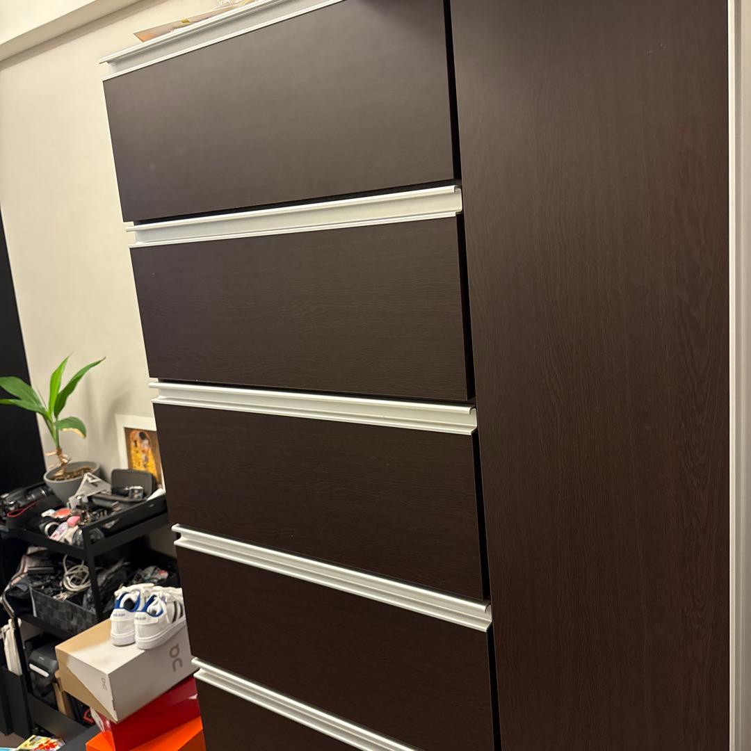 ダークブラウン 6段チェスト　Xyzxyzさん専用