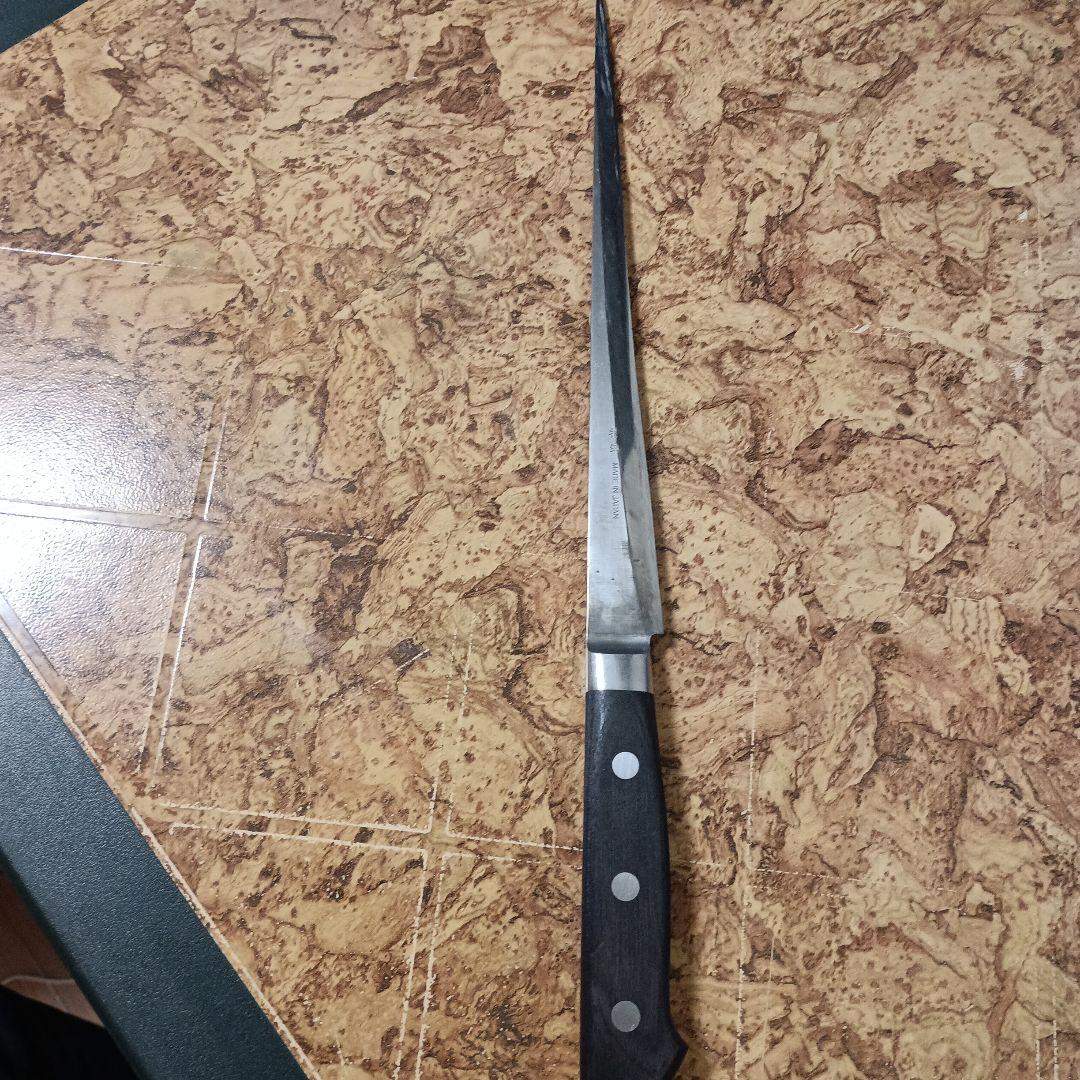 特鋼　堺一文字光秀　実寸刃渡り24センチ　筋引き