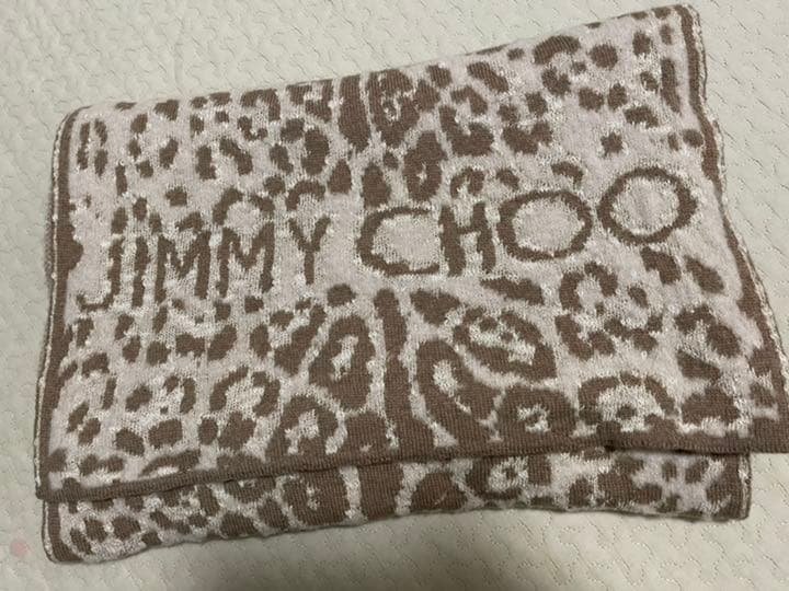 ほぼ新品 美品 ジミーチュウ 大判 マフラー ストール ショール レオパード