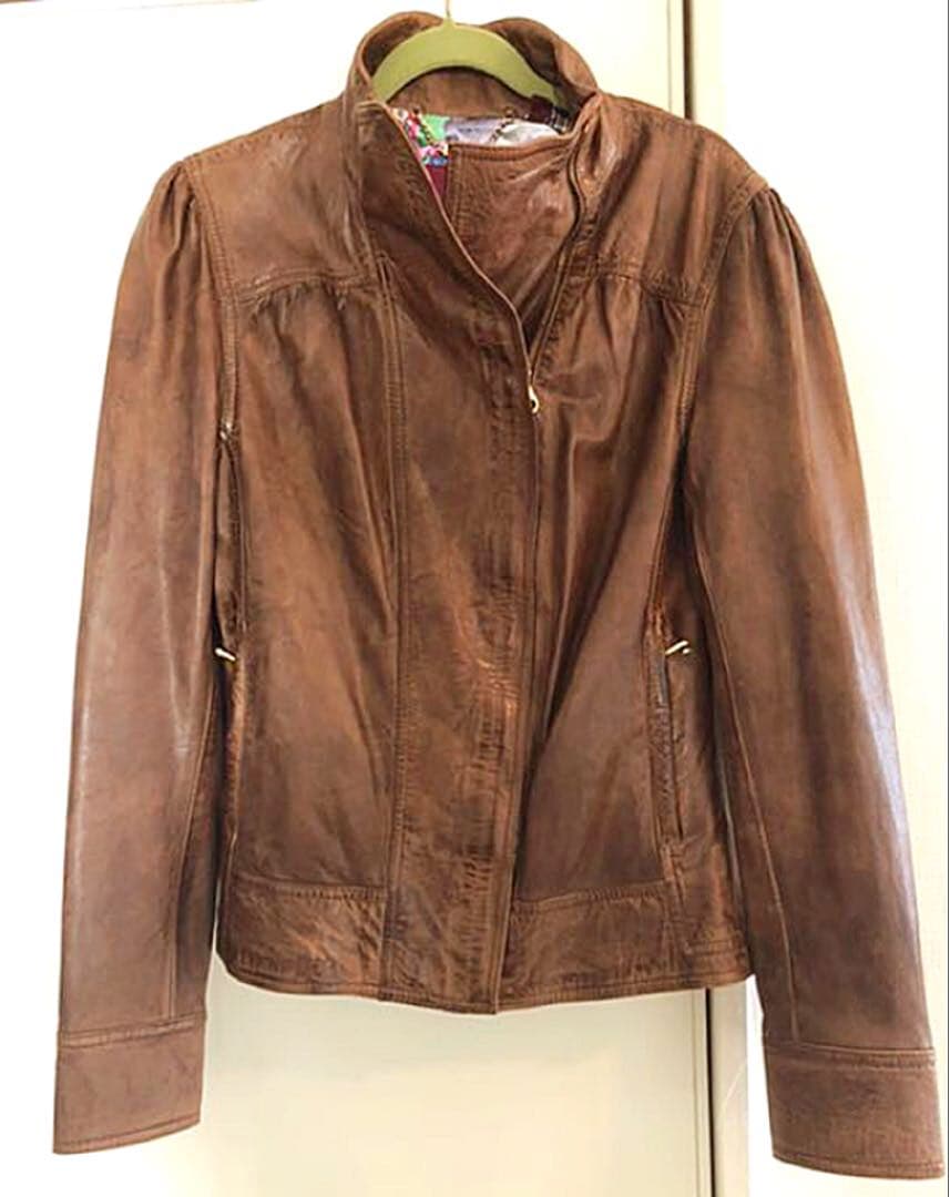 テッドベイカー　ラムレザージャケット