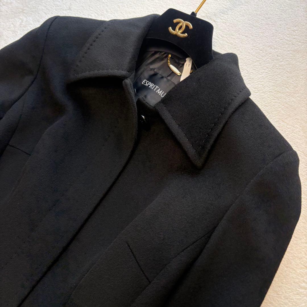 【カシミヤ100%✨️超ロング丈✨クリーニング済】エスプリミュール ロングコート