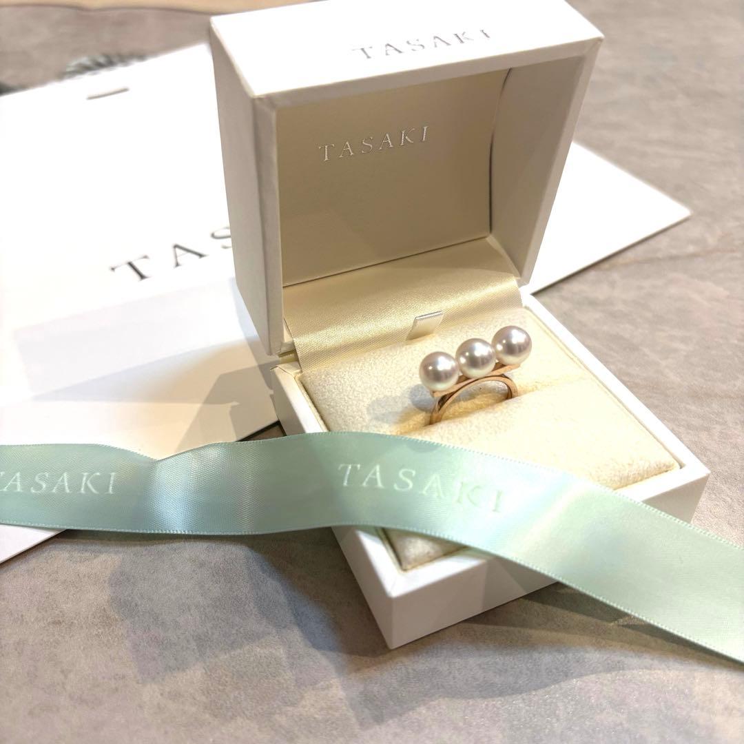 【美品】タサキTASAKI バランスネオ リング 指輪サクラゴールド16号アヤコ