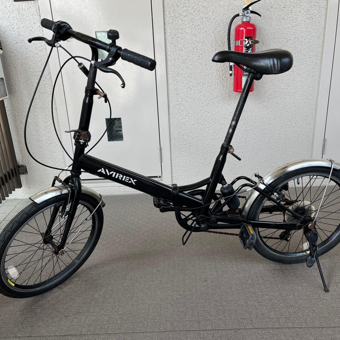 アヴィレックス折りたたみ自転車 黒基本引き取り（関西圏無料配送応相談致します。）