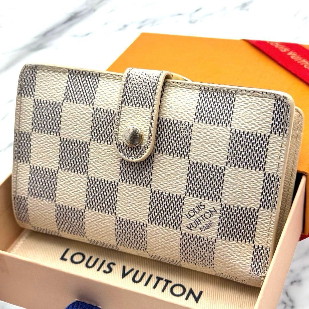 【新型】ルイヴィトン　ダミエ　アズール　ヴィエノワ　財布　カード８枚