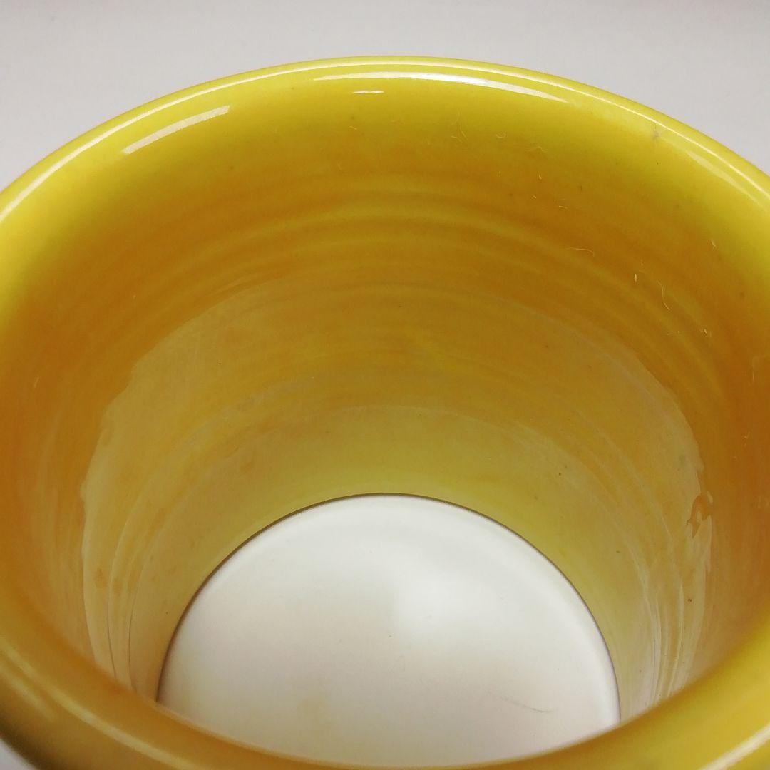 Ｓ５１６　皆具　『黄交趾扇面画』『清閑寺窯造』　共箱　茶道具