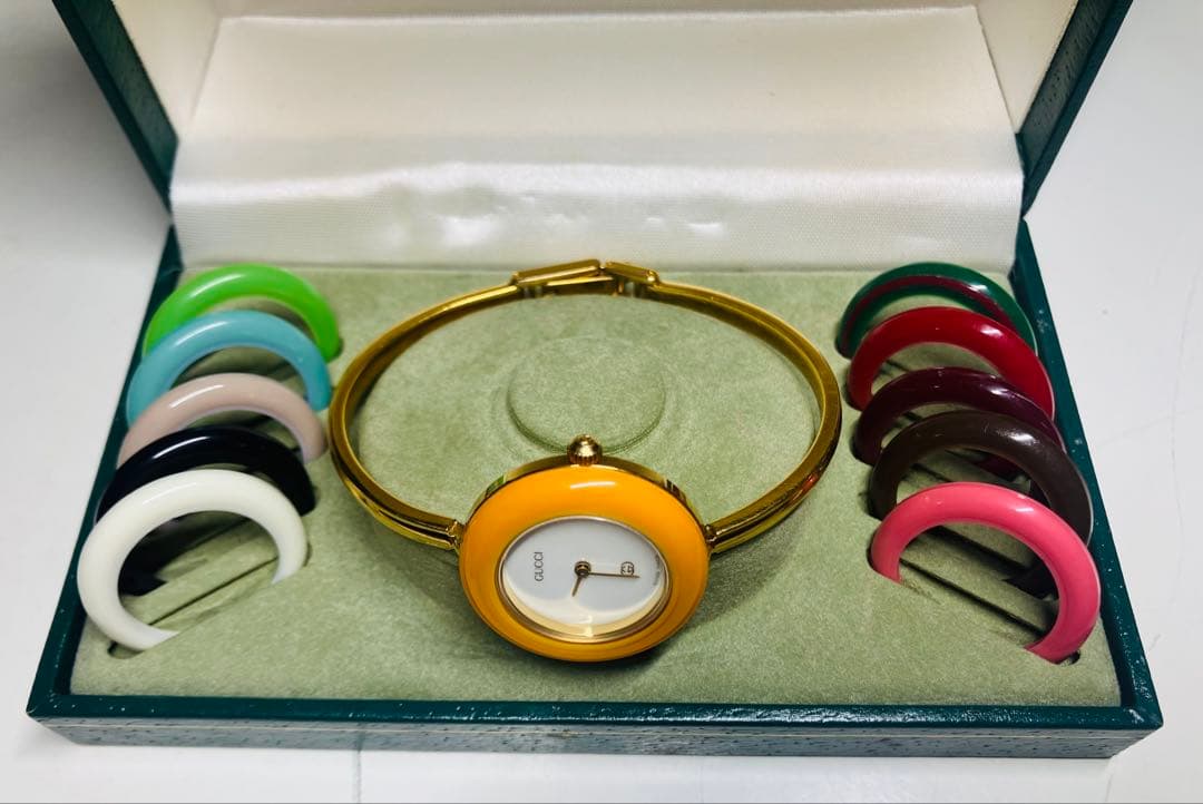【稼働品】GUCCI チェンジベゼル　時計