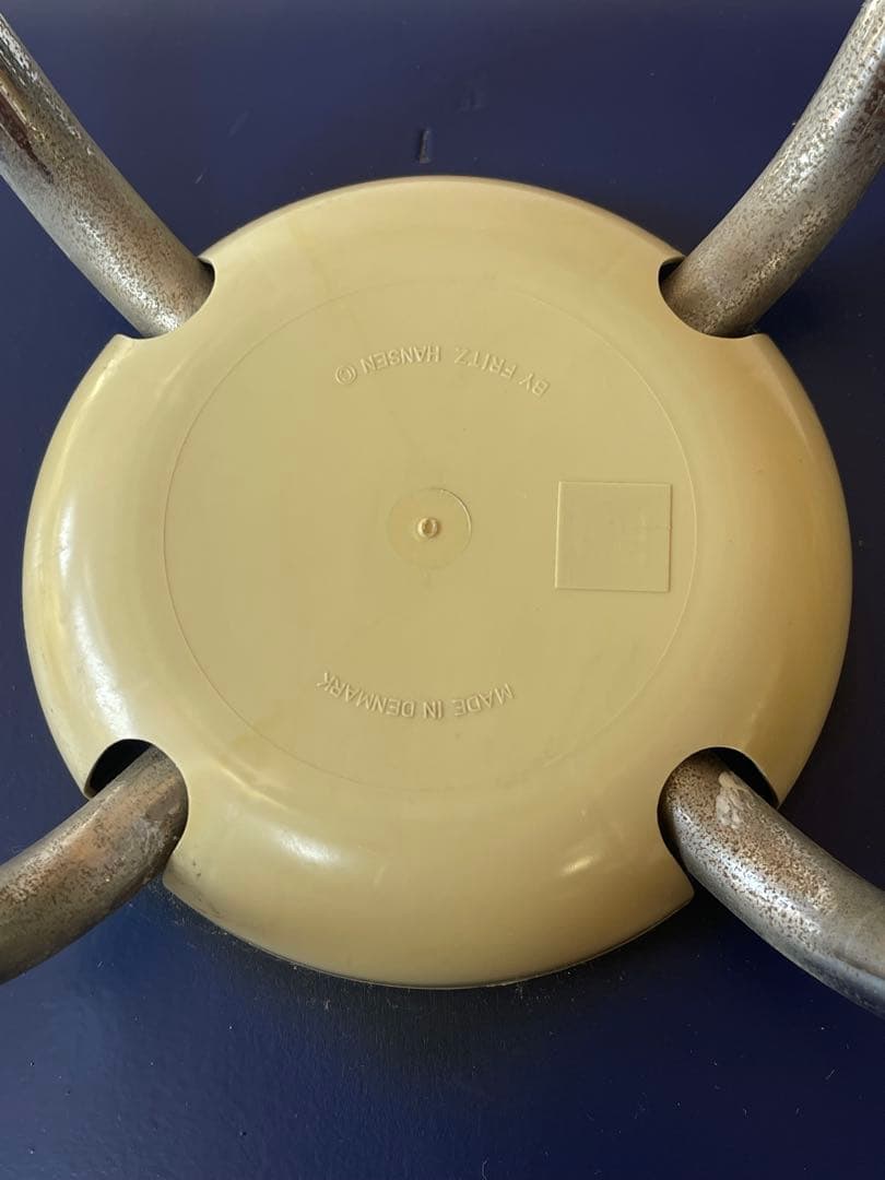 北欧 デンマーク ヴィンテージ フリッツハンセン タンチェア ブルー