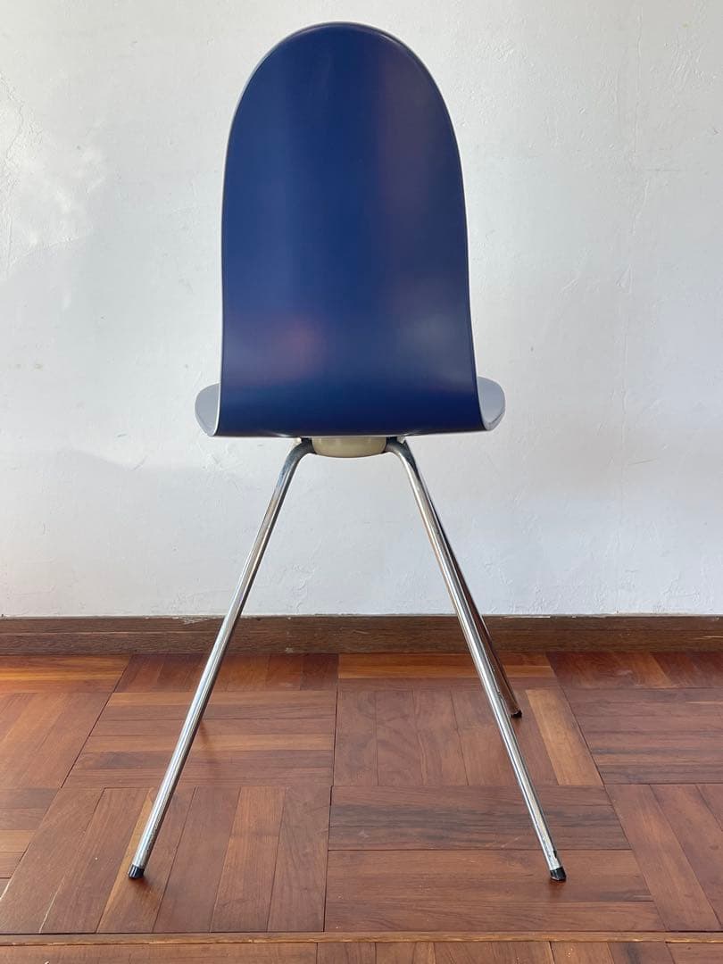 北欧 デンマーク ヴィンテージ フリッツハンセン タンチェア ブルー