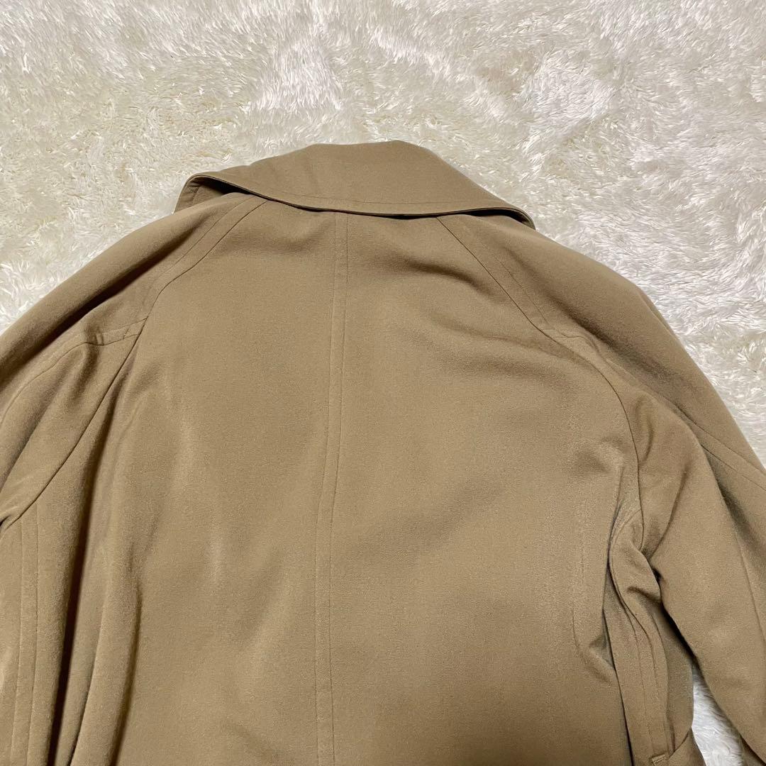 COMOLI (17AW ）ウール 中綿 タイロッケンコートベージュ ベルト付き