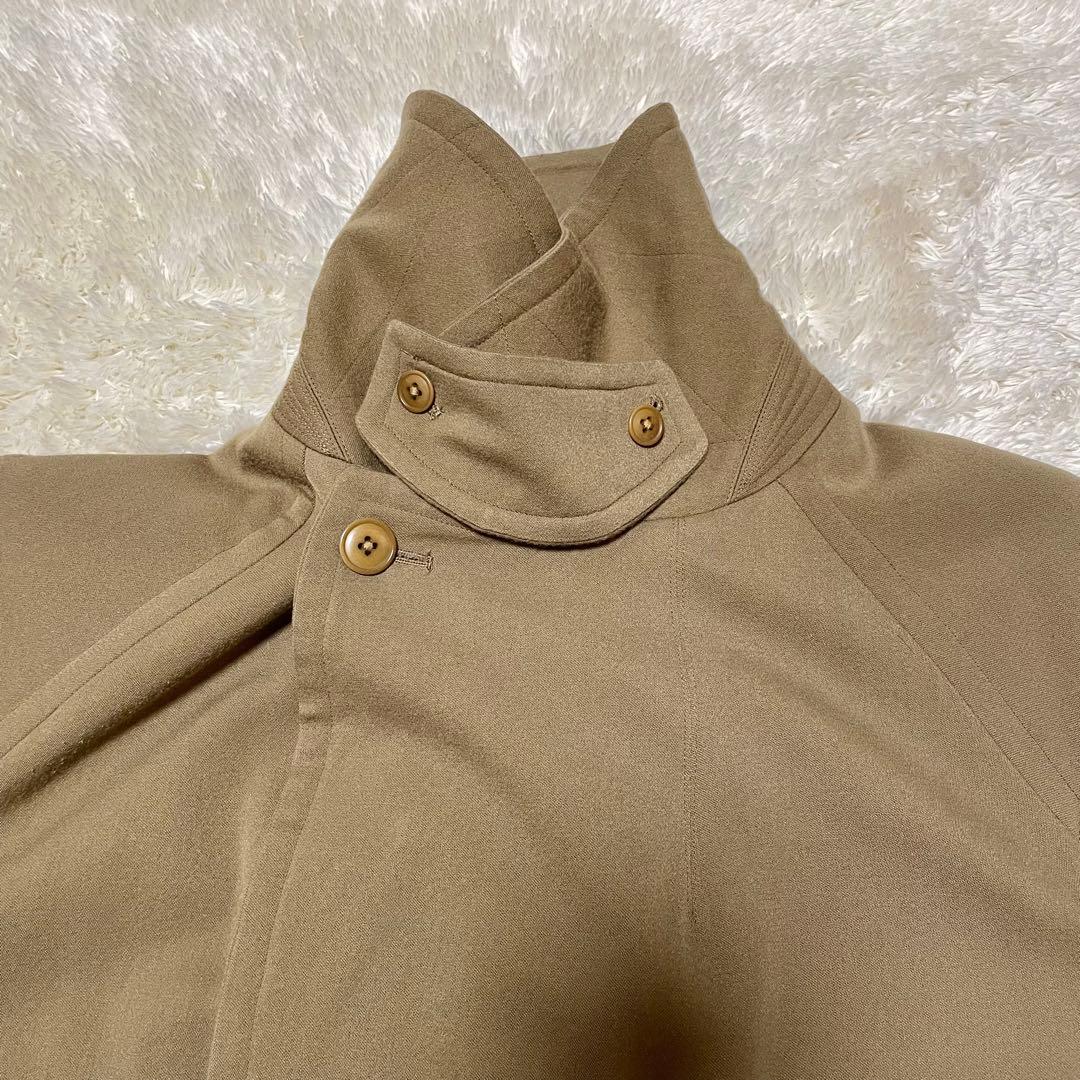 COMOLI (17AW ）ウール 中綿 タイロッケンコートベージュ ベルト付き