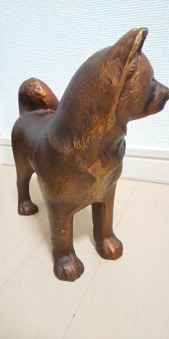 渋い顔の犬➰金属製 めちゃ重