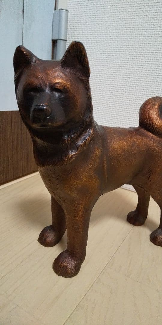渋い顔の犬➰金属製 めちゃ重