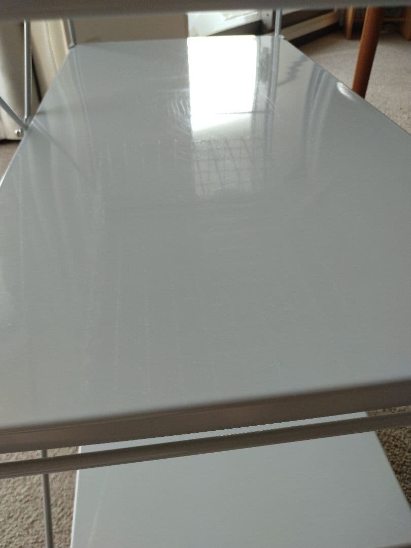 【美品】MUJI無印良品 スチールユニットシェルフ小ワイド86cmバスケット×2