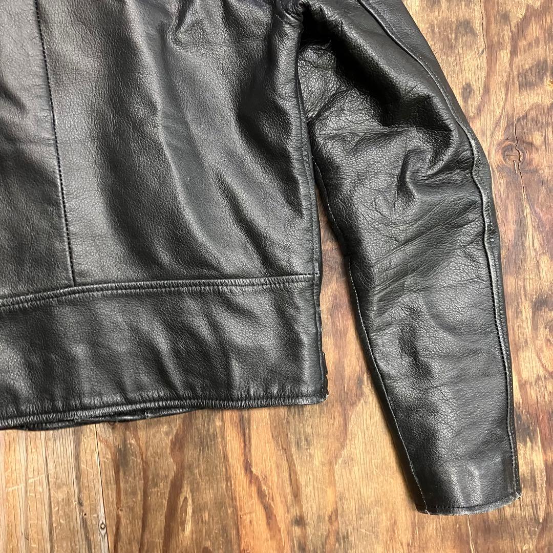 90s Freedom レザーダブルライダースジャケット 水牛革 VINTAGE