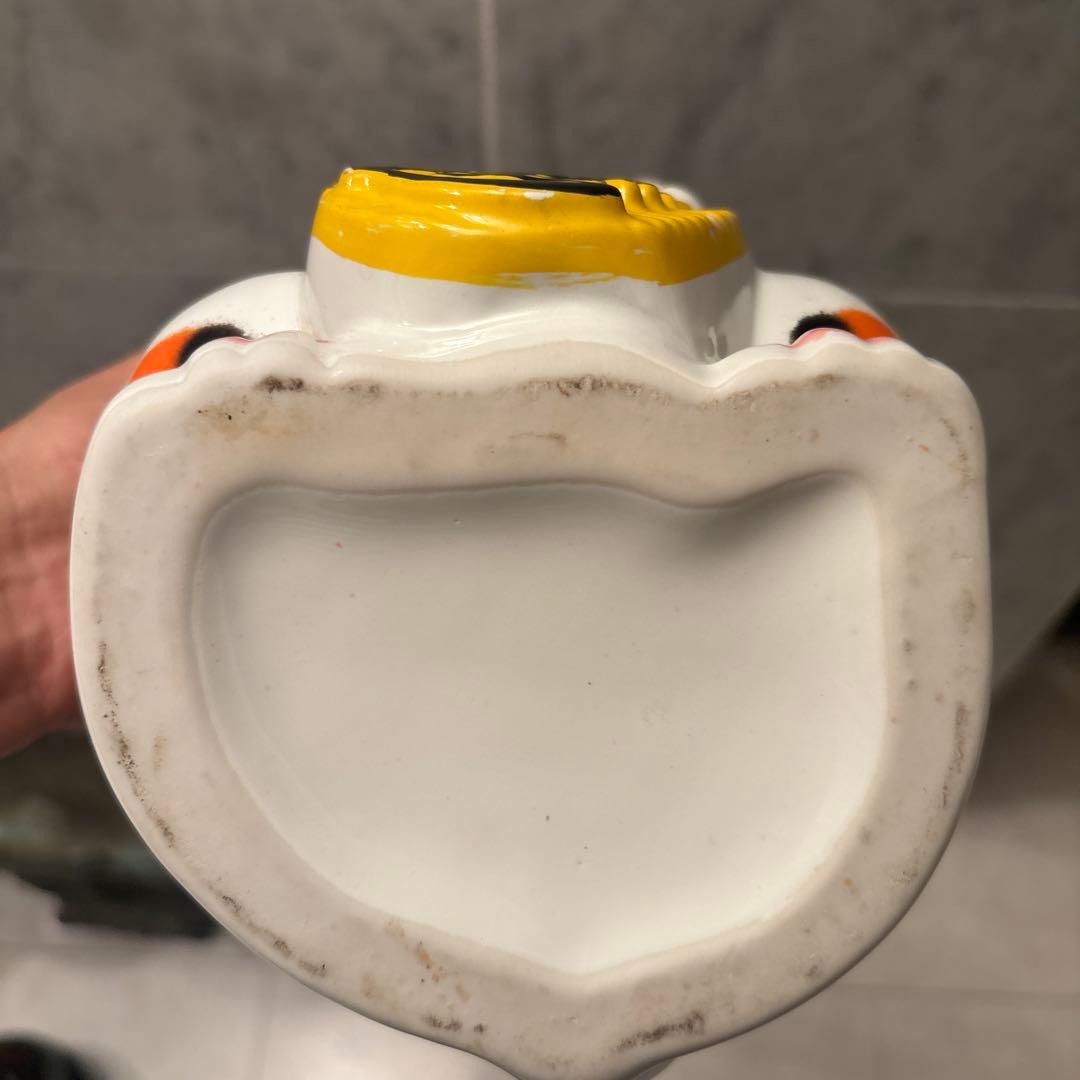 ヴィンテージ手描きの瞳やふっくらとしたお顔が美しい招き猫