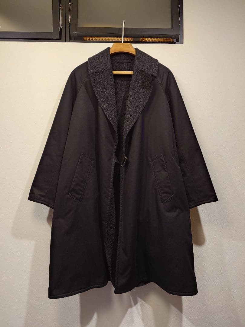 COMOLI タイロッケンコート 16AW 希少BLACK