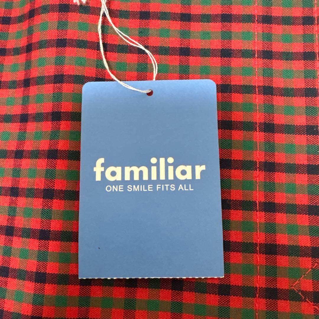美品⭐︎familiar チェック トートバッグ