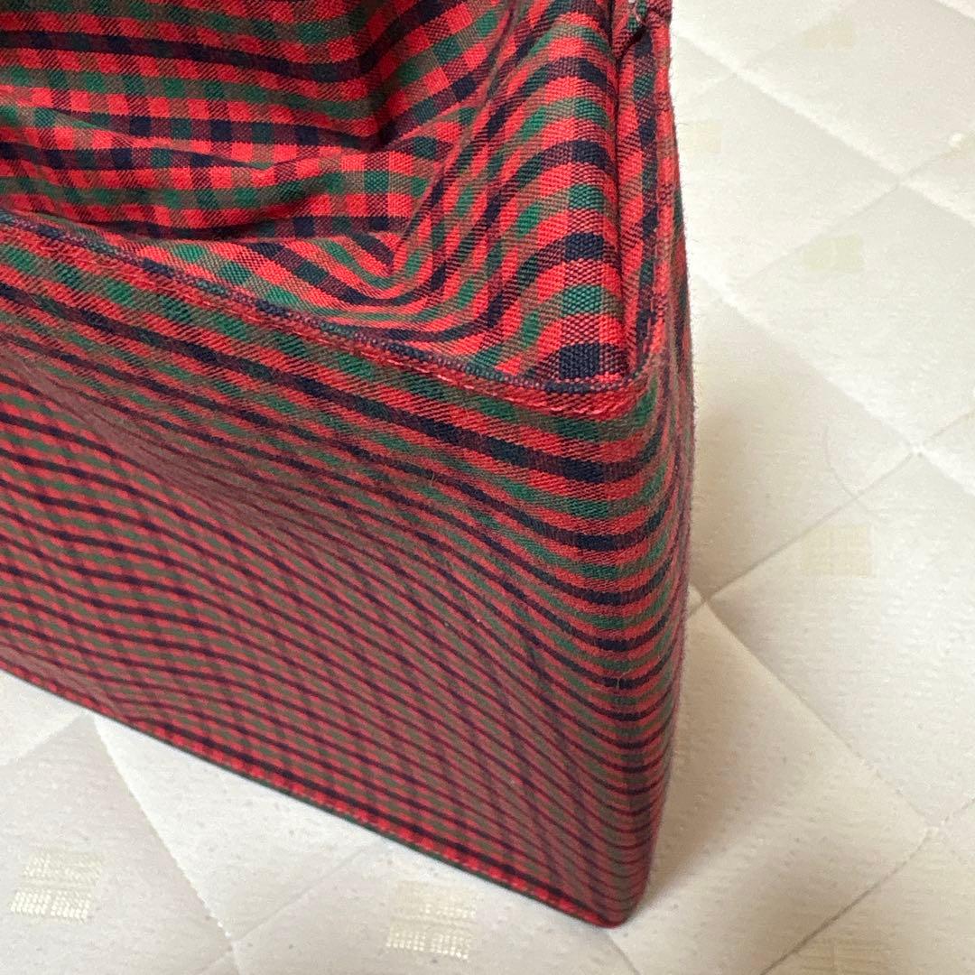 美品⭐︎familiar チェック トートバッグ