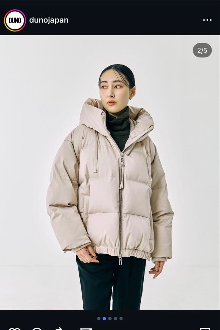 DUNO HEKA ダウンジャケット ベージュ　MESTRE 38